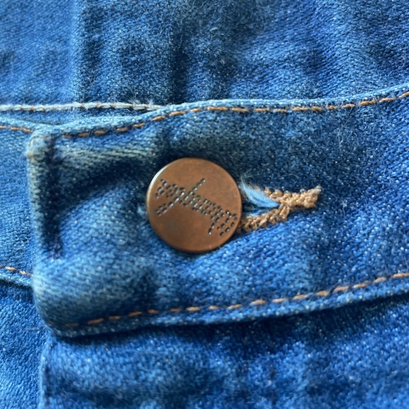 Vintage 90s Wrangler Jeans 36x34 – Made in USA – Cowboy Cut Denim - Picture 4 of 12